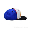 3D -Gummi -Patch -Logo Flat Rand Snapback Cap